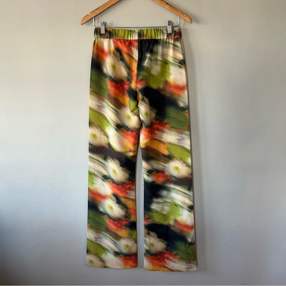 Stine Goya Marc Abstract Floral Straight Leg Pants in Flowers Size XS NWOT - Picture 6 of 10